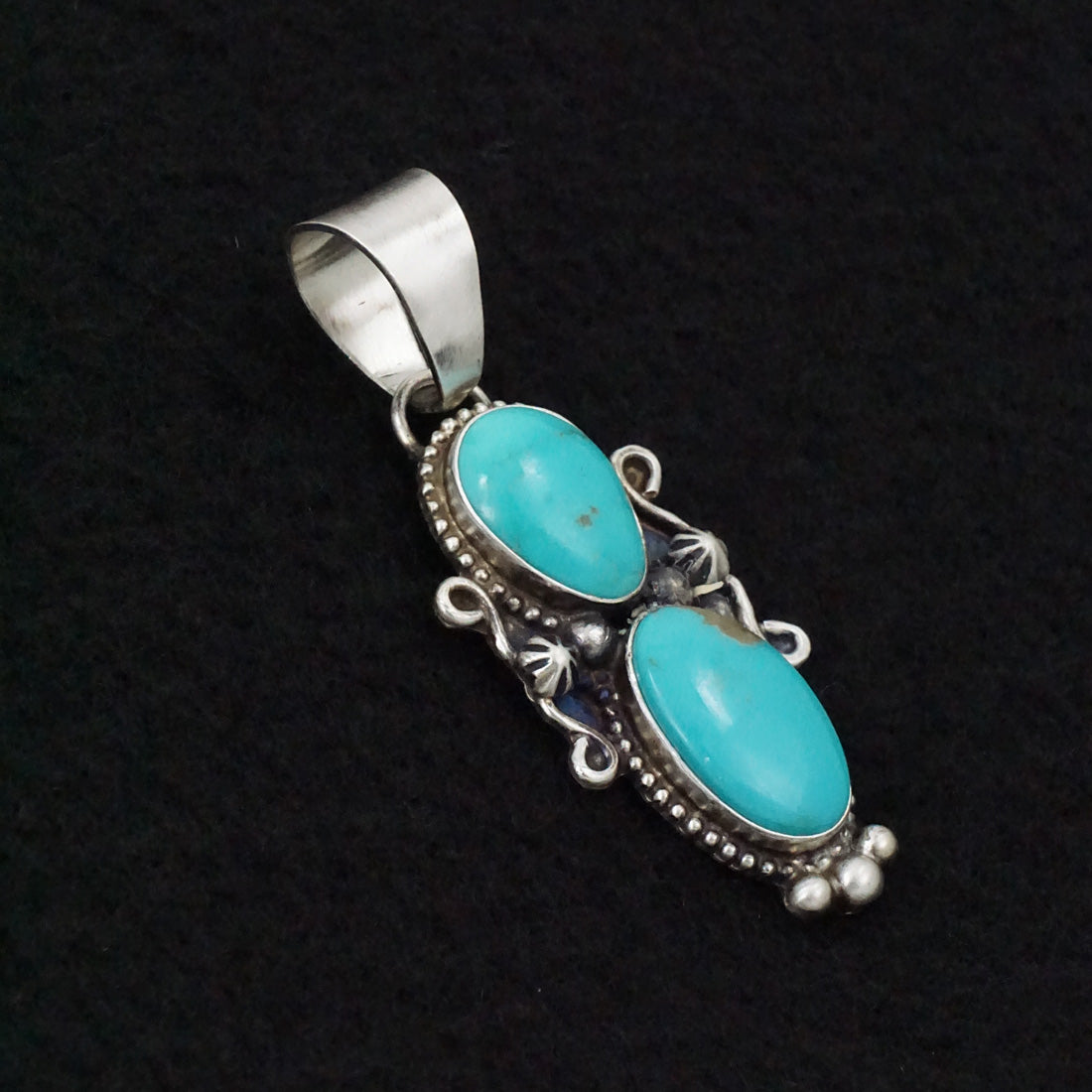 Kathleen Livingston Turquoise & Sterling Silver Pendant