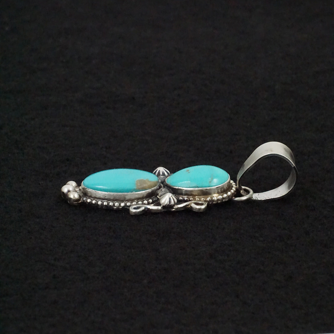 Kathleen Livingston Turquoise & Sterling Silver Pendant