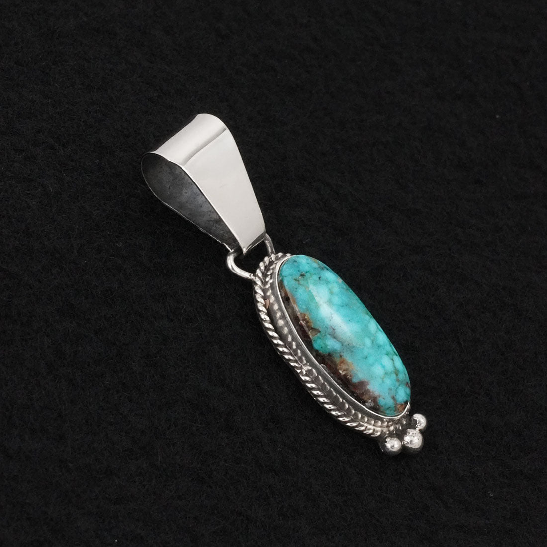 Rena Begay Turquoise & Sterling Silver Pendant