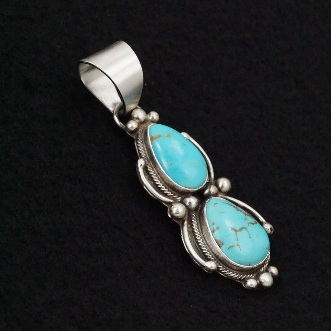 Kathleen Livingston Turquoise & Sterling Silver Pendant