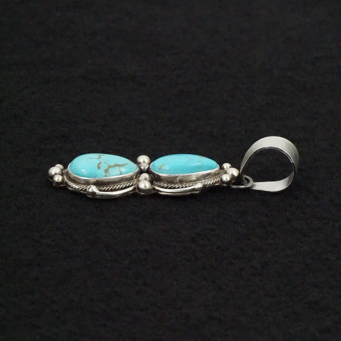 Kathleen Livingston Turquoise & Sterling Silver Pendant