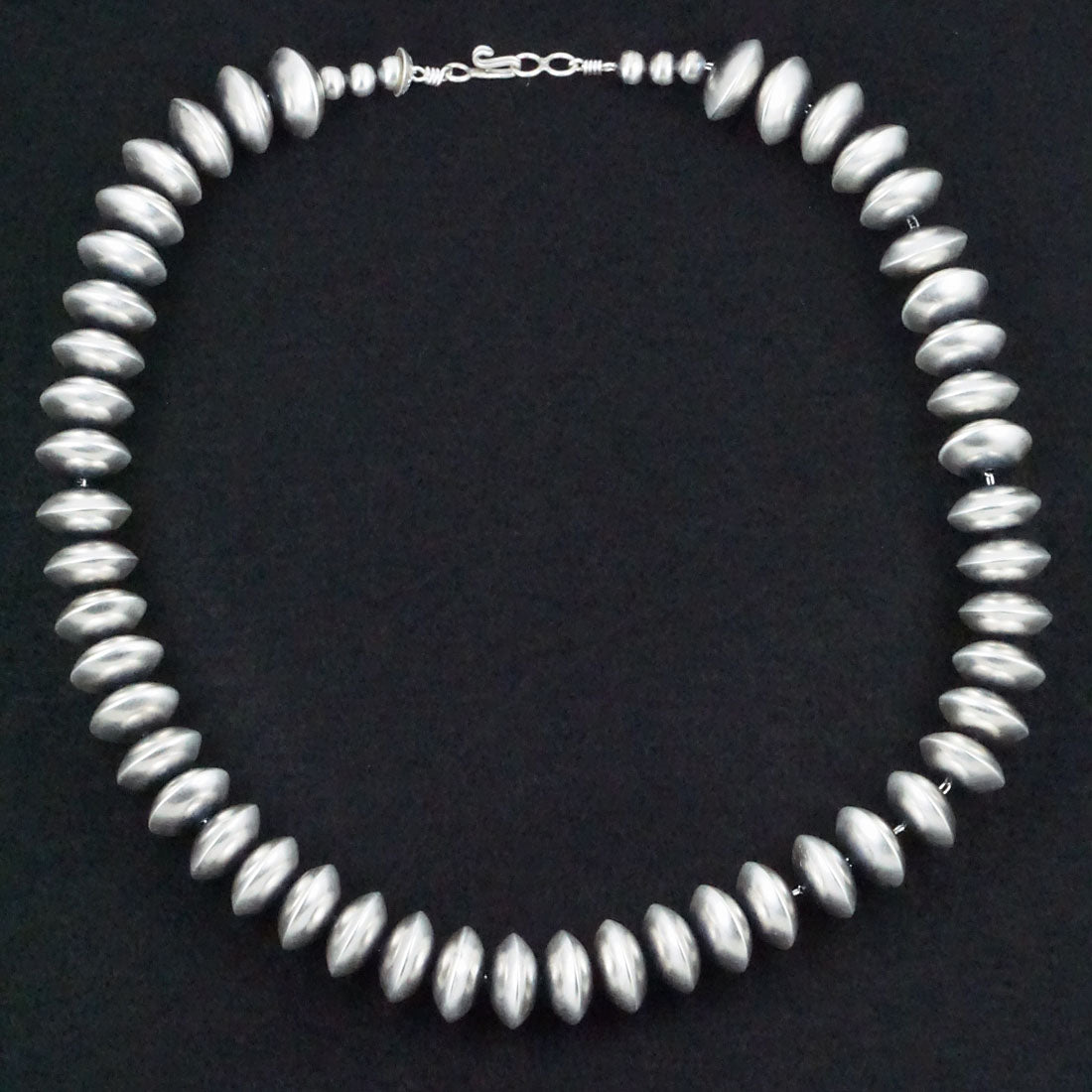 Bryannen Halwood Sterling Silver Navajo Pearl Necklace 20"