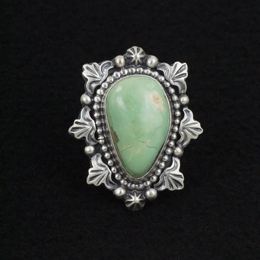 Randy Boyd Turquoise & Sterling Silver Ring Size 7