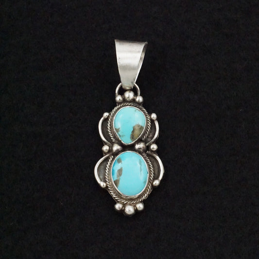 Kathleen Livingston Turquoise & Sterling Silver Pendant