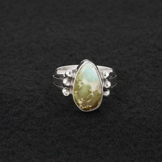 Randy Billy Turquoise & Sterling Silver Ring Size 7
