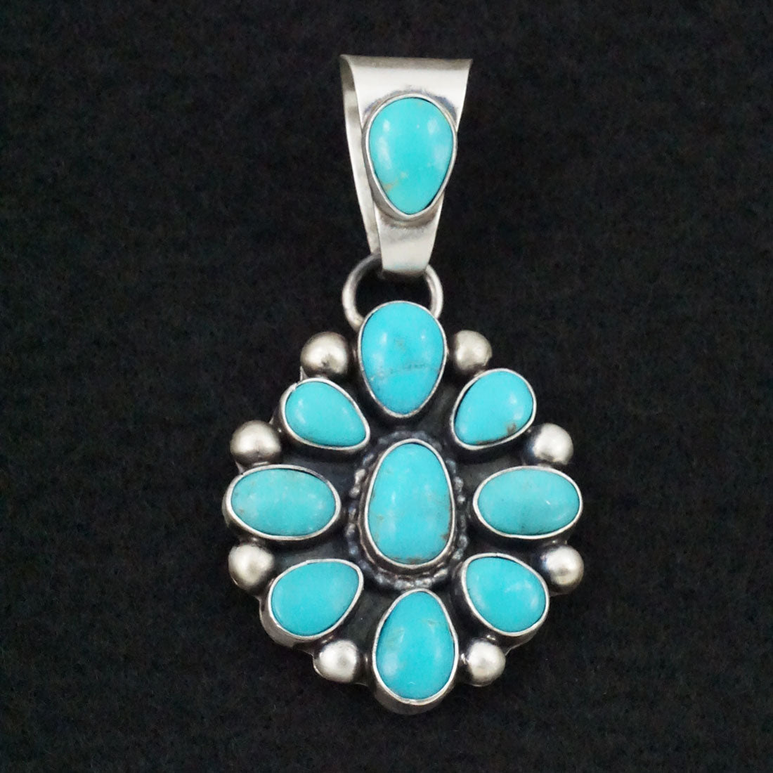 Kathleen Livingston Turquoise & Sterling Silver Pendant