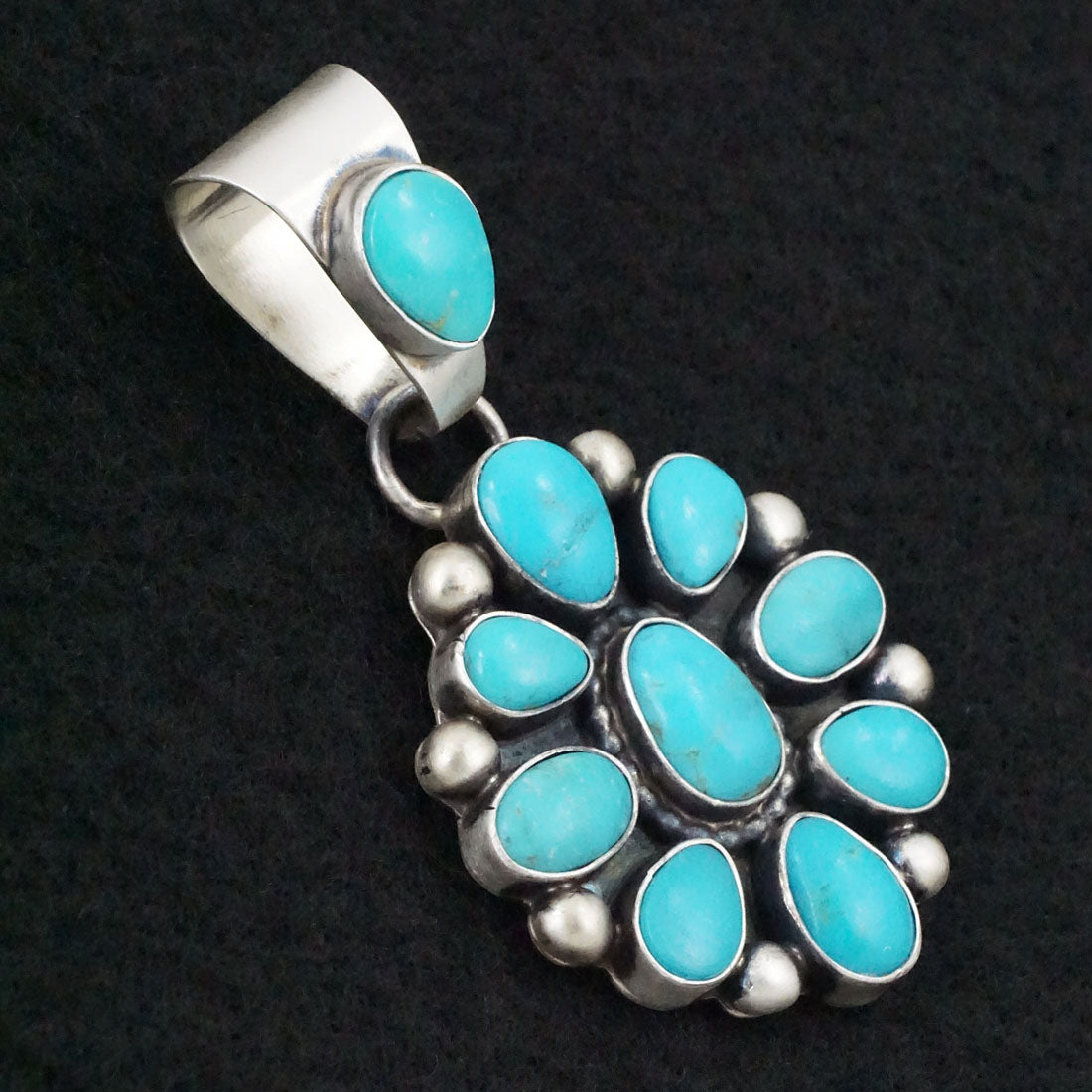 Kathleen Livingston Turquoise & Sterling Silver Pendant