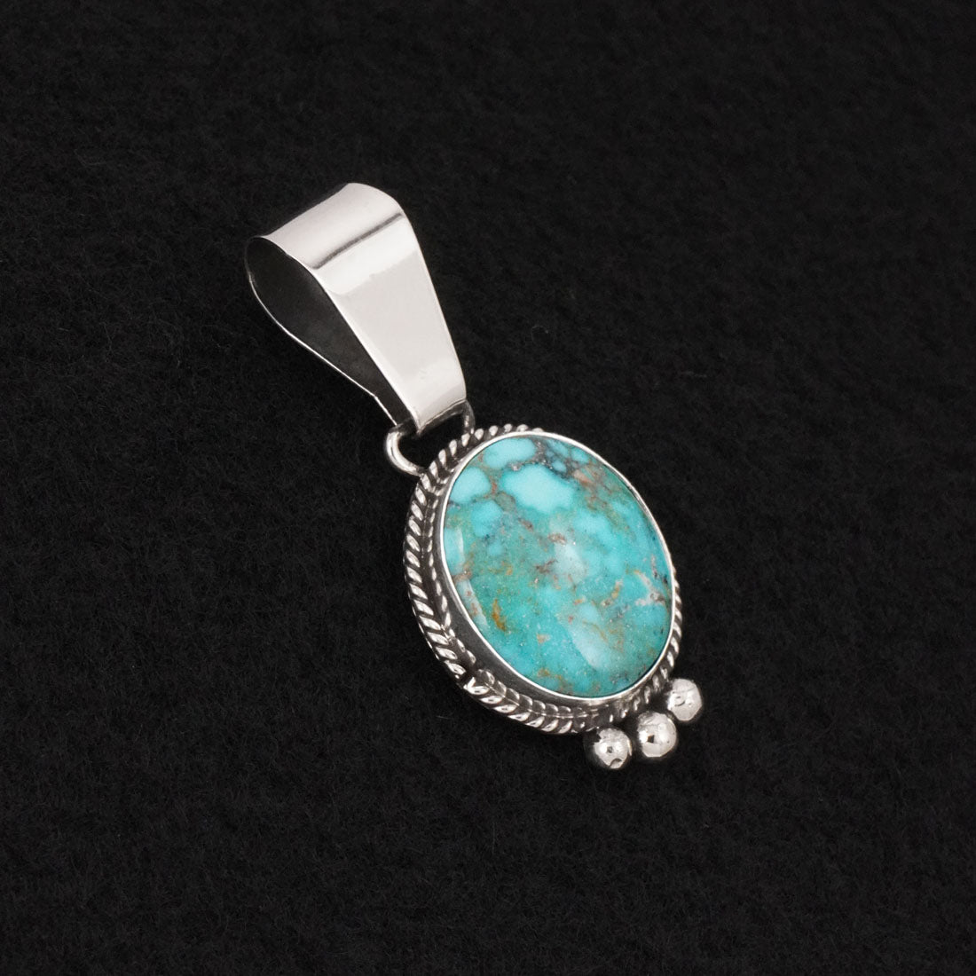 Rena Begay Turquoise & Sterling Silver Pendant