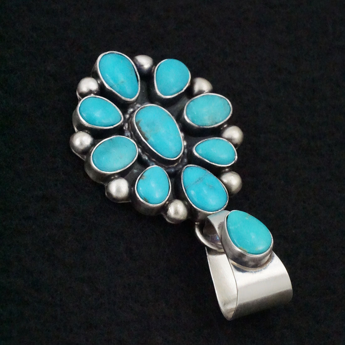 Kathleen Livingston Turquoise & Sterling Silver Pendant