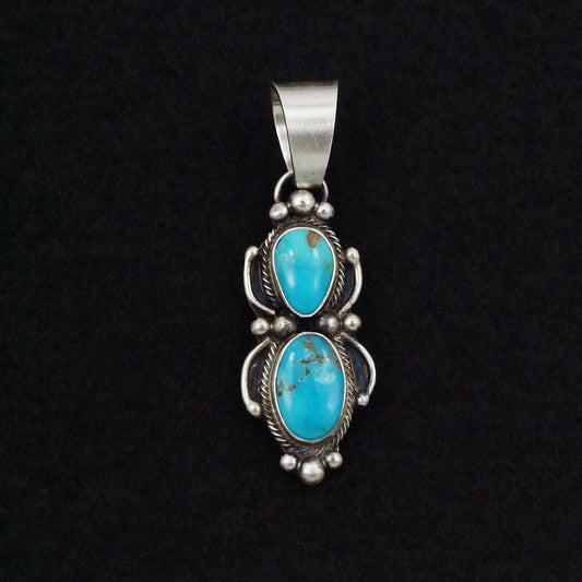 Kathleen Livingston Turquoise & Sterling Silver Pendant