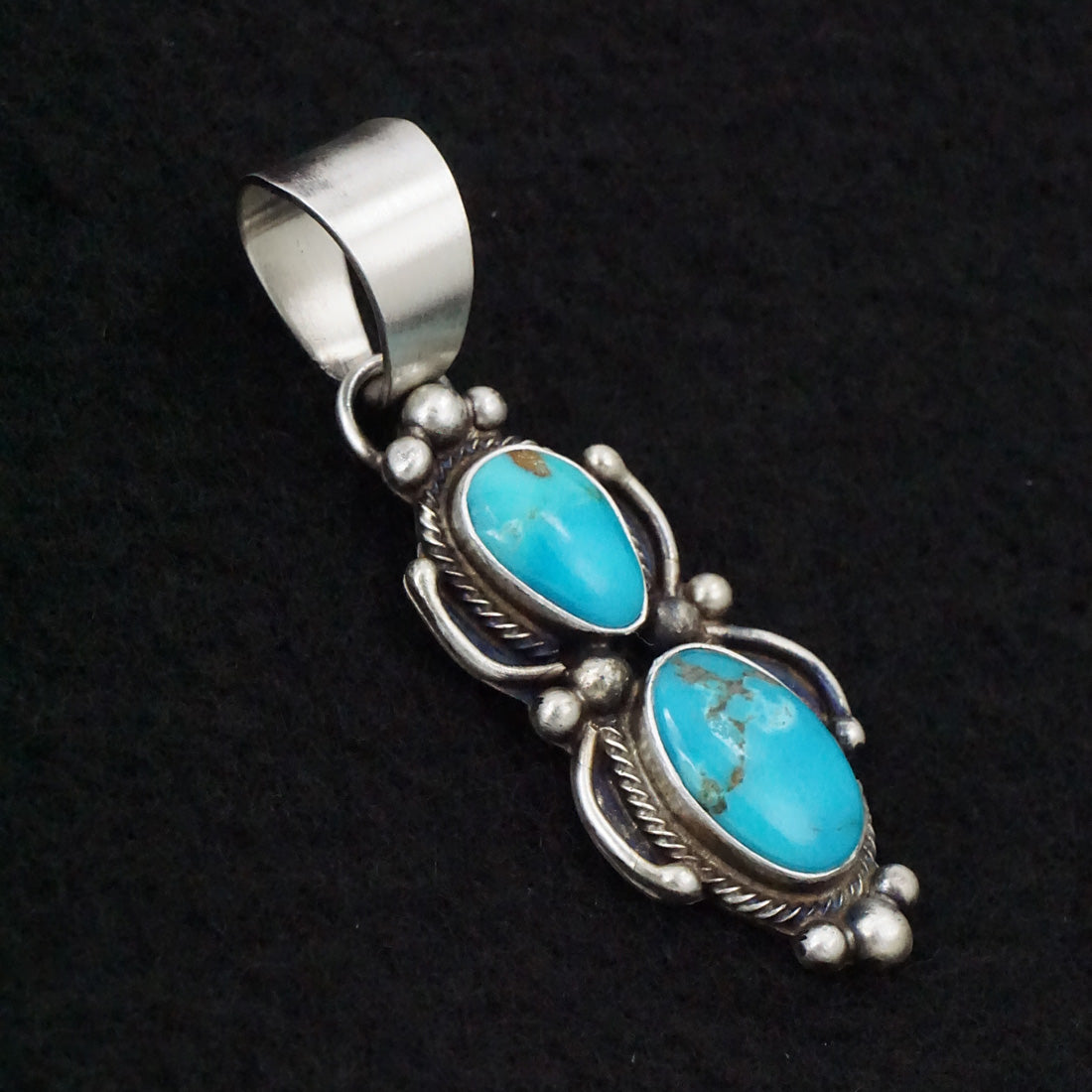 Kathleen Livingston Turquoise & Sterling Silver Pendant