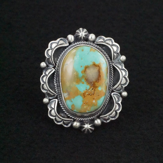 Randy Boyd Turquoise & Sterling Silver Ring Size 7.5
