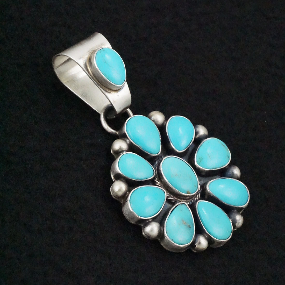 Kathleen Livingston Turquoise & Sterling Silver Pendant