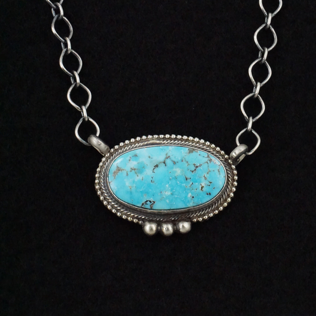 Kathleen Livingston Turquoise & Sterling Silver Necklace