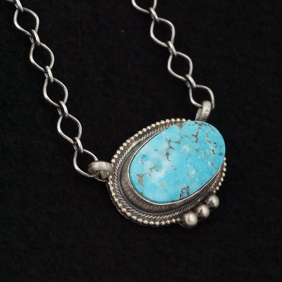 Kathleen Livingston Turquoise & Sterling Silver Necklace