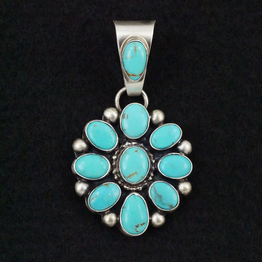 Kathleen Livingston Turquoise & Sterling Silver Pendant