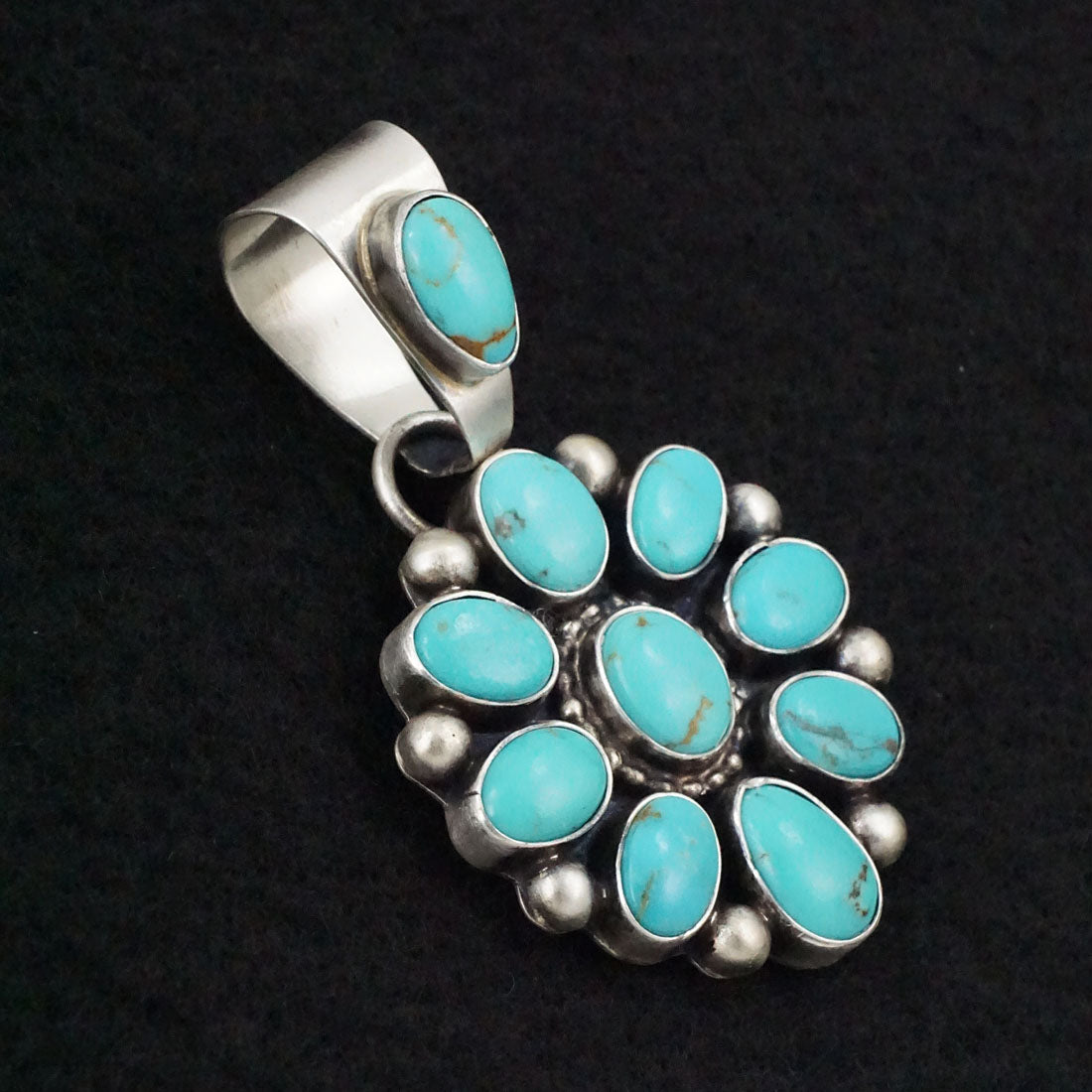 Kathleen Livingston Turquoise & Sterling Silver Pendant