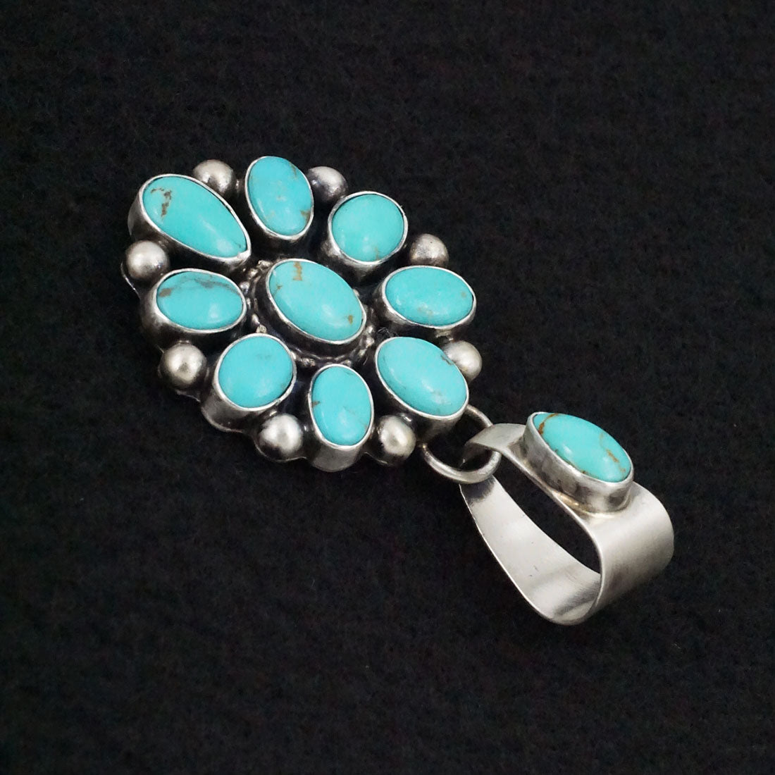 Kathleen Livingston Turquoise & Sterling Silver Pendant