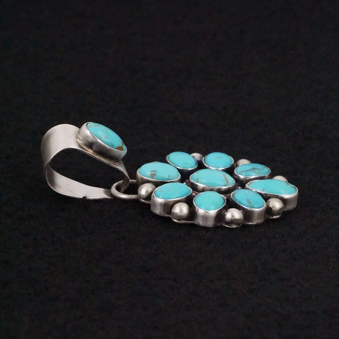 Kathleen Livingston Turquoise & Sterling Silver Pendant