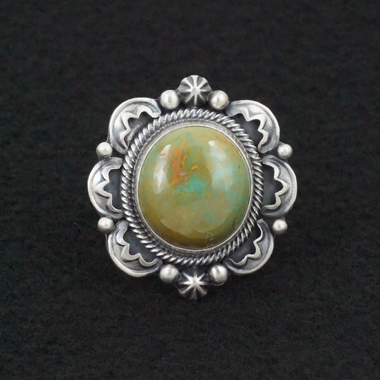 Randy Boyd Turquoise & Sterling Silver Ring Size 7.5
