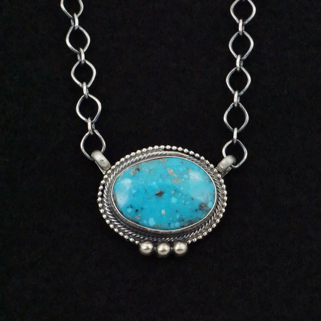 Kathleen Livingston Turquoise & Sterling Silver Necklace