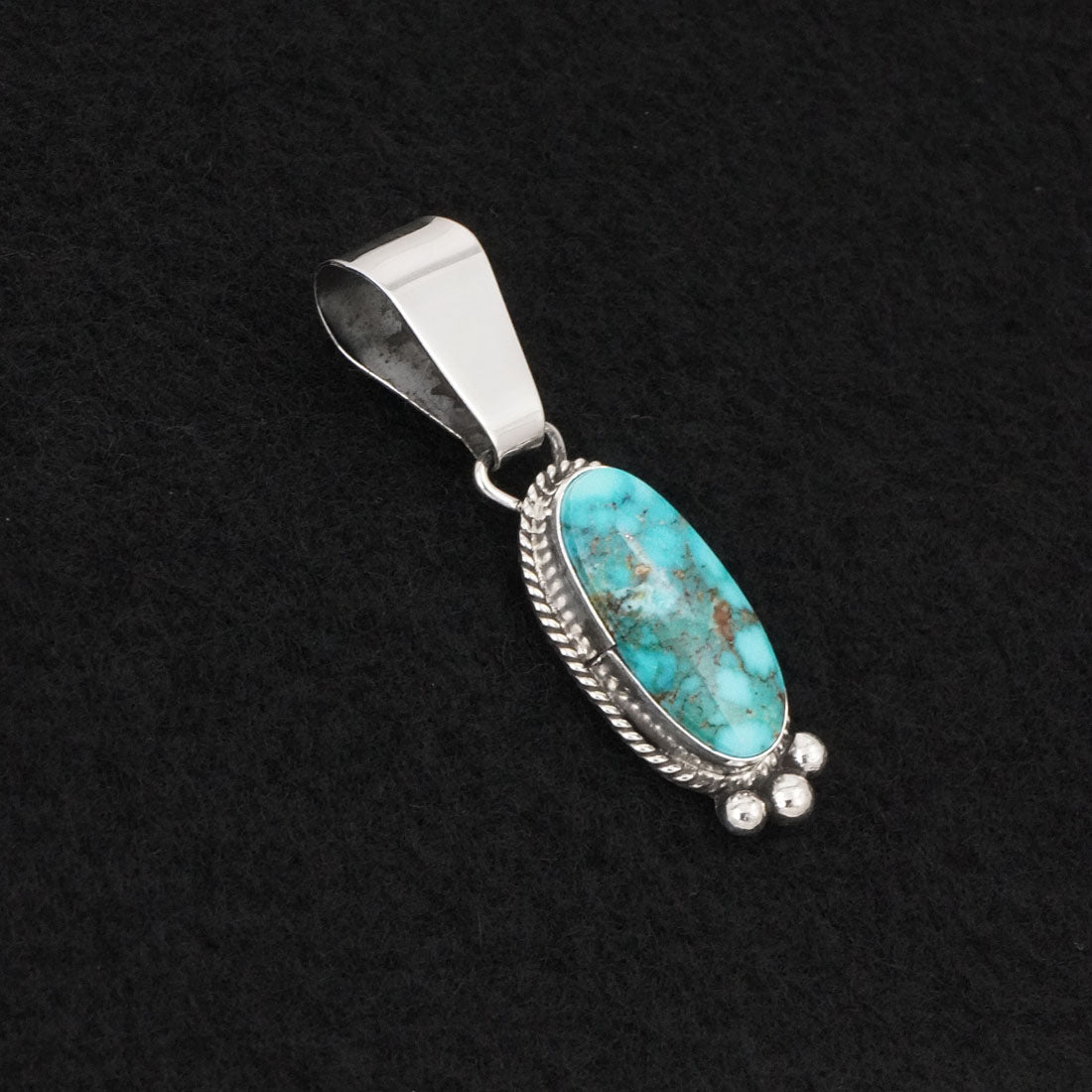 Rena Begay Turquoise & Sterling Silver Pendant