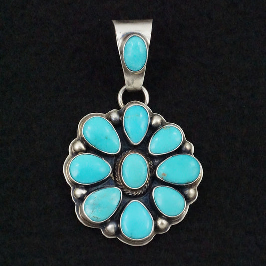 Kathleen Livingston Turquoise & Sterling Silver Pendant