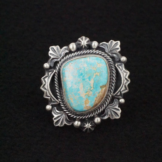 Randy Boyd Turquoise & Sterling Silver Ring Size 6.5
