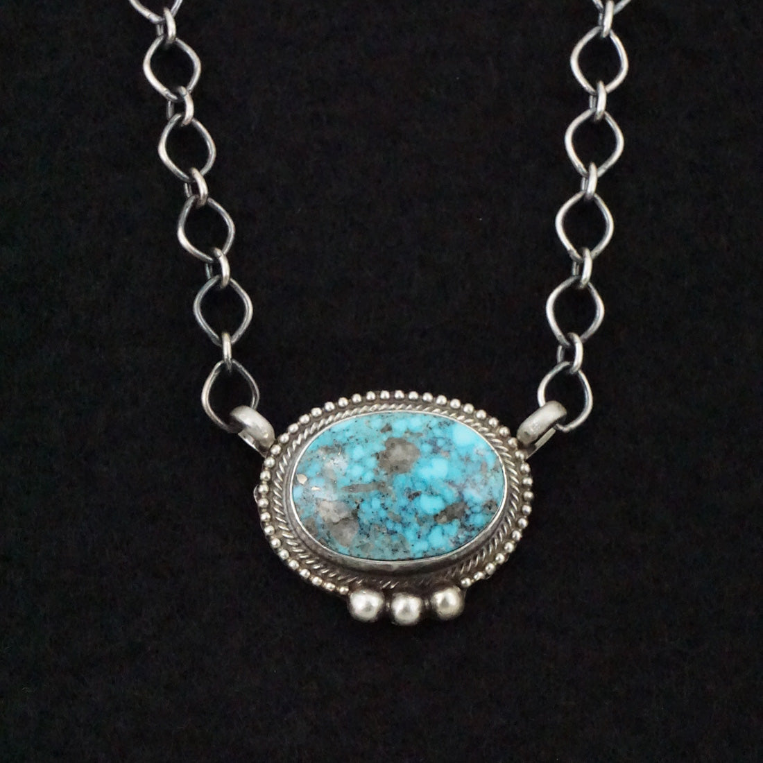 Kathleen Livingston Turquoise & Sterling Silver Necklace