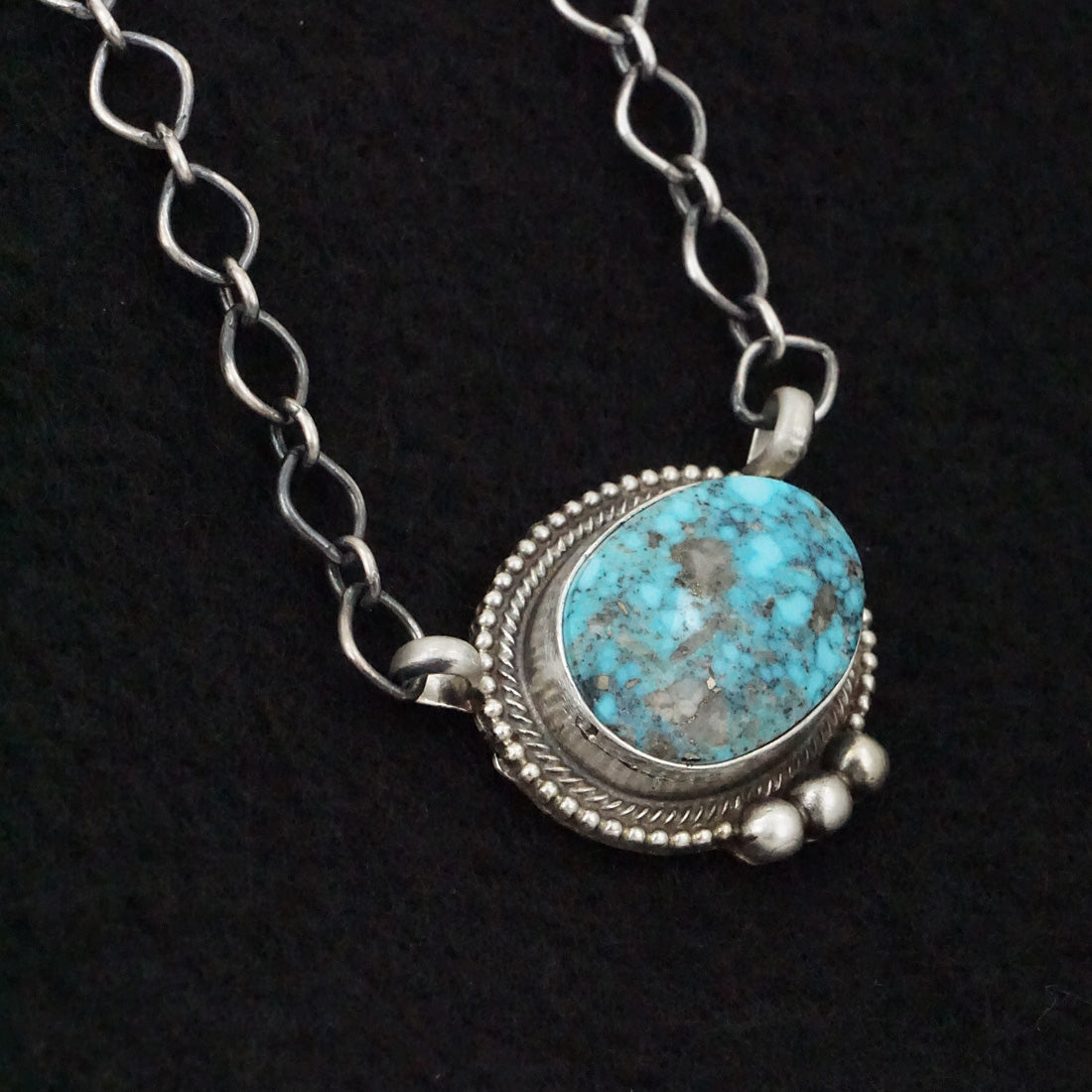 Kathleen Livingston Turquoise & Sterling Silver Necklace