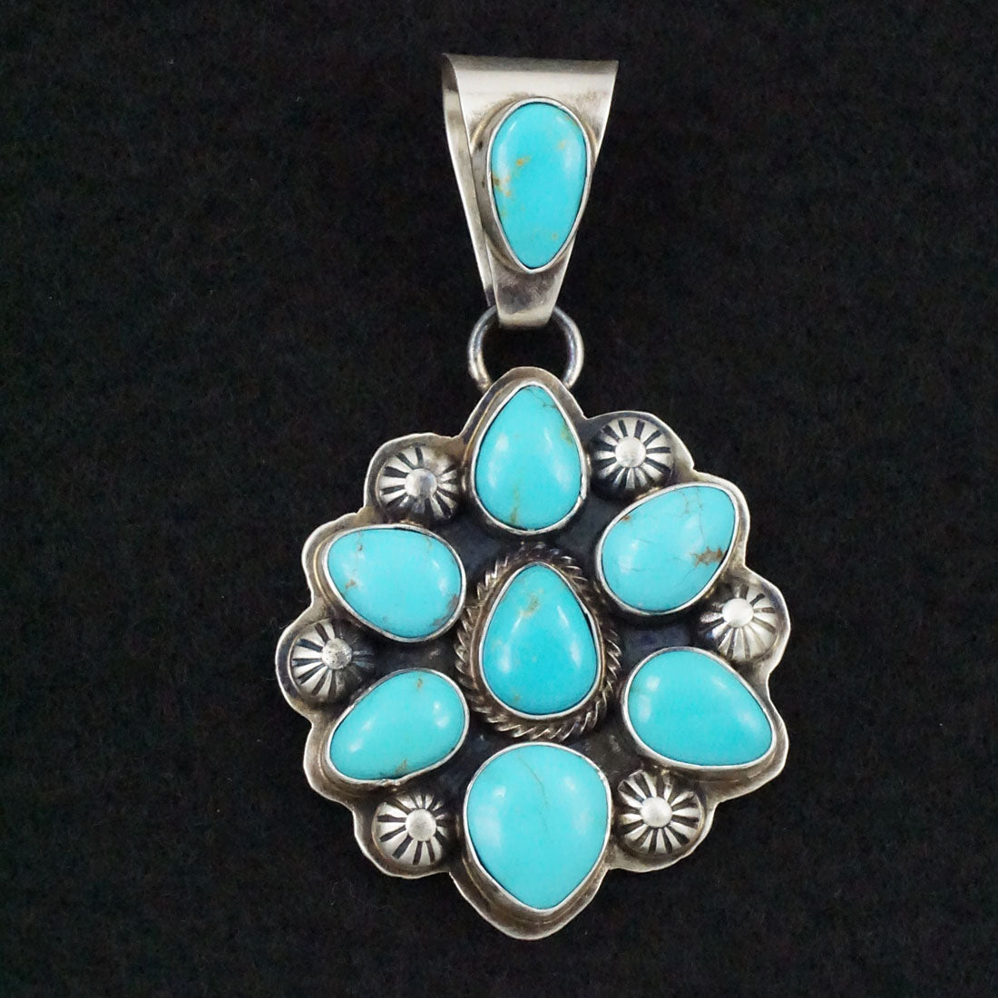 Kathleen Livingston Turquoise & Sterling Silver Pendant