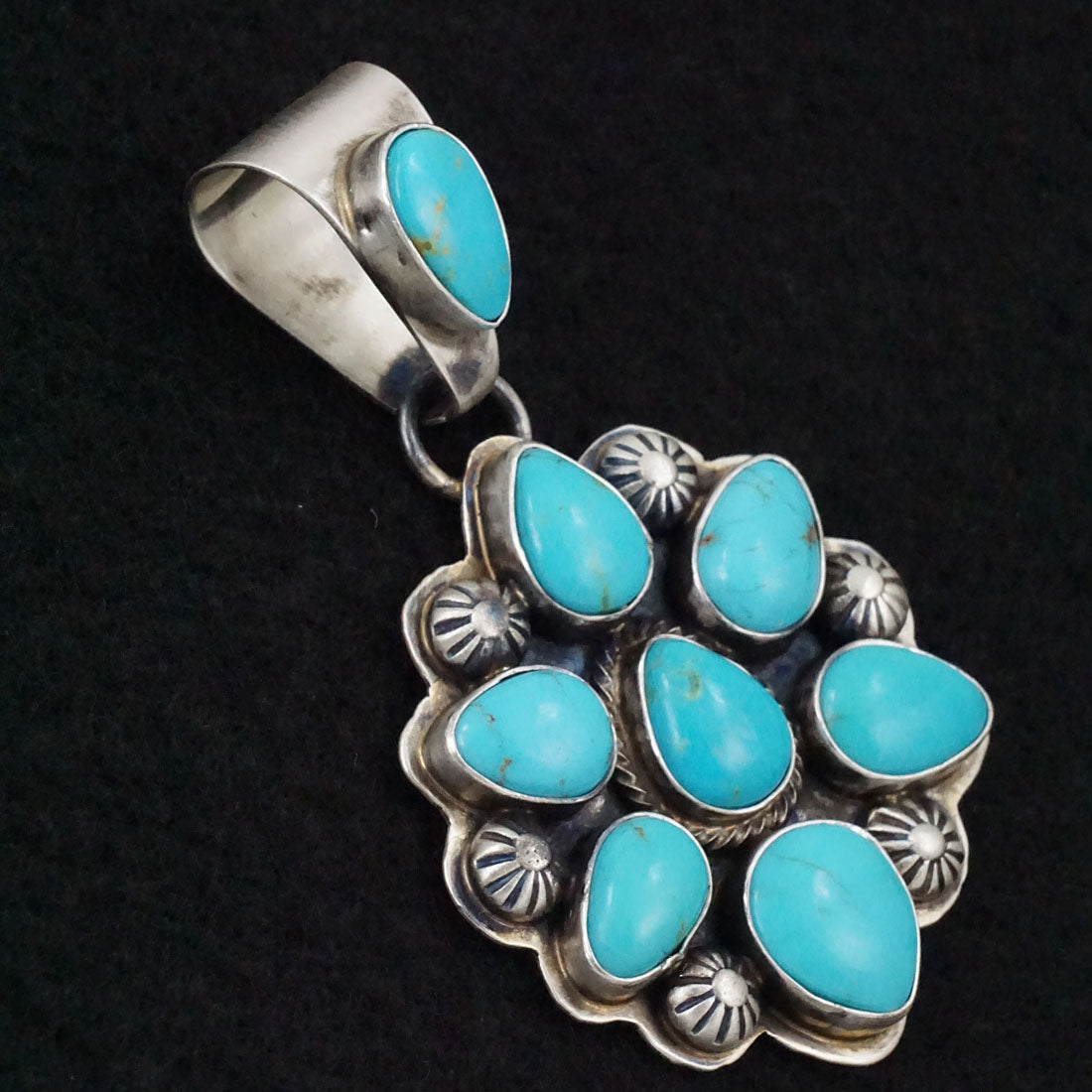 Kathleen Livingston Turquoise & Sterling Silver Pendant