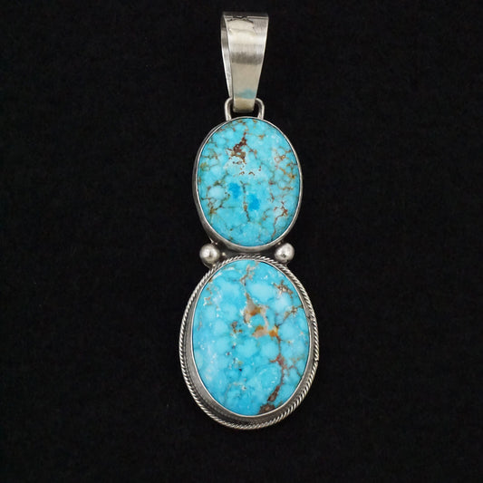 Bobby Johnson Turquoise & Sterling Silver Pendant