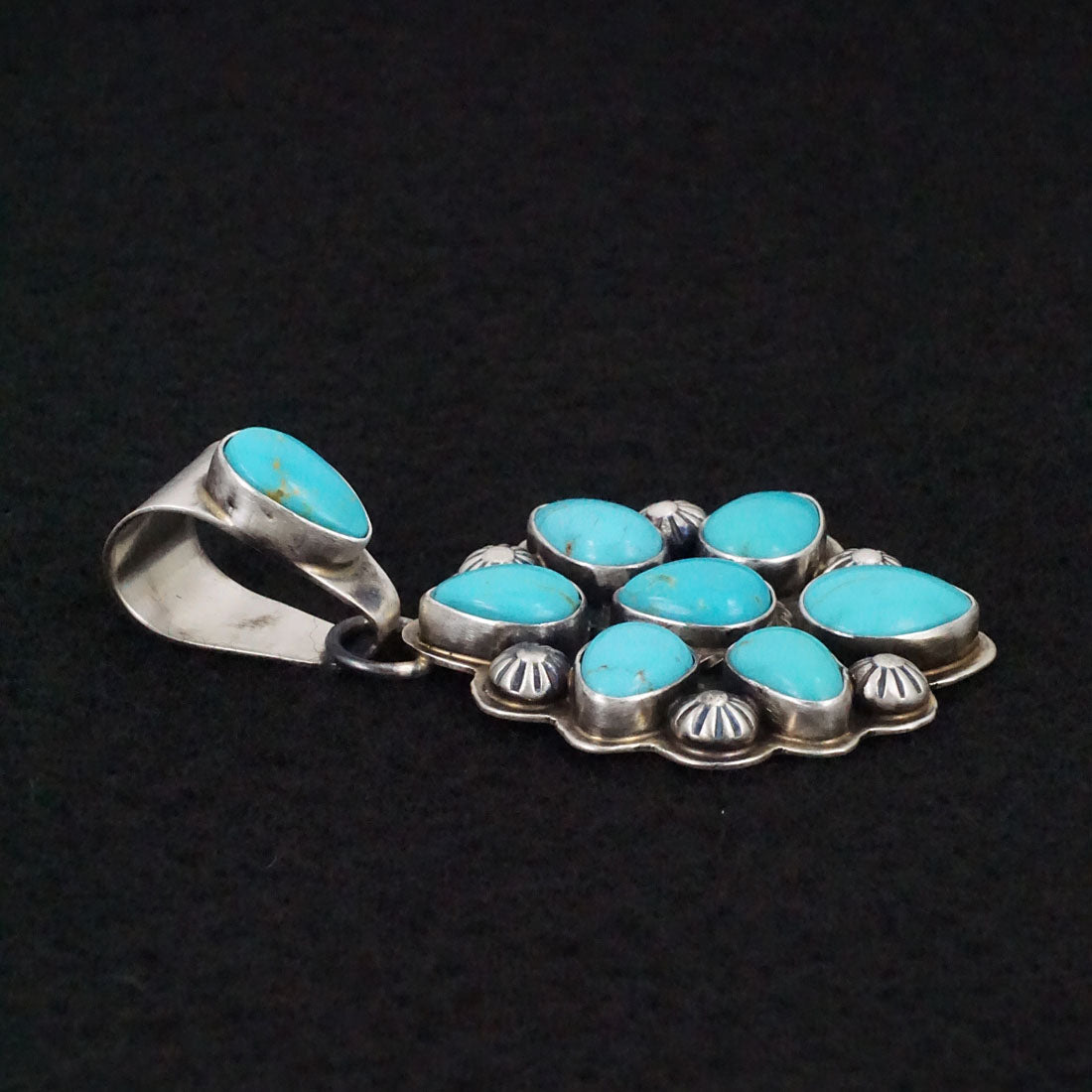 Kathleen Livingston Turquoise & Sterling Silver Pendant