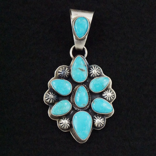 Kathleen Livingston Turquoise & Sterling Silver Pendant