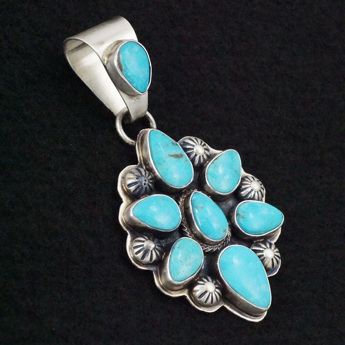 Kathleen Livingston Turquoise & Sterling Silver Pendant