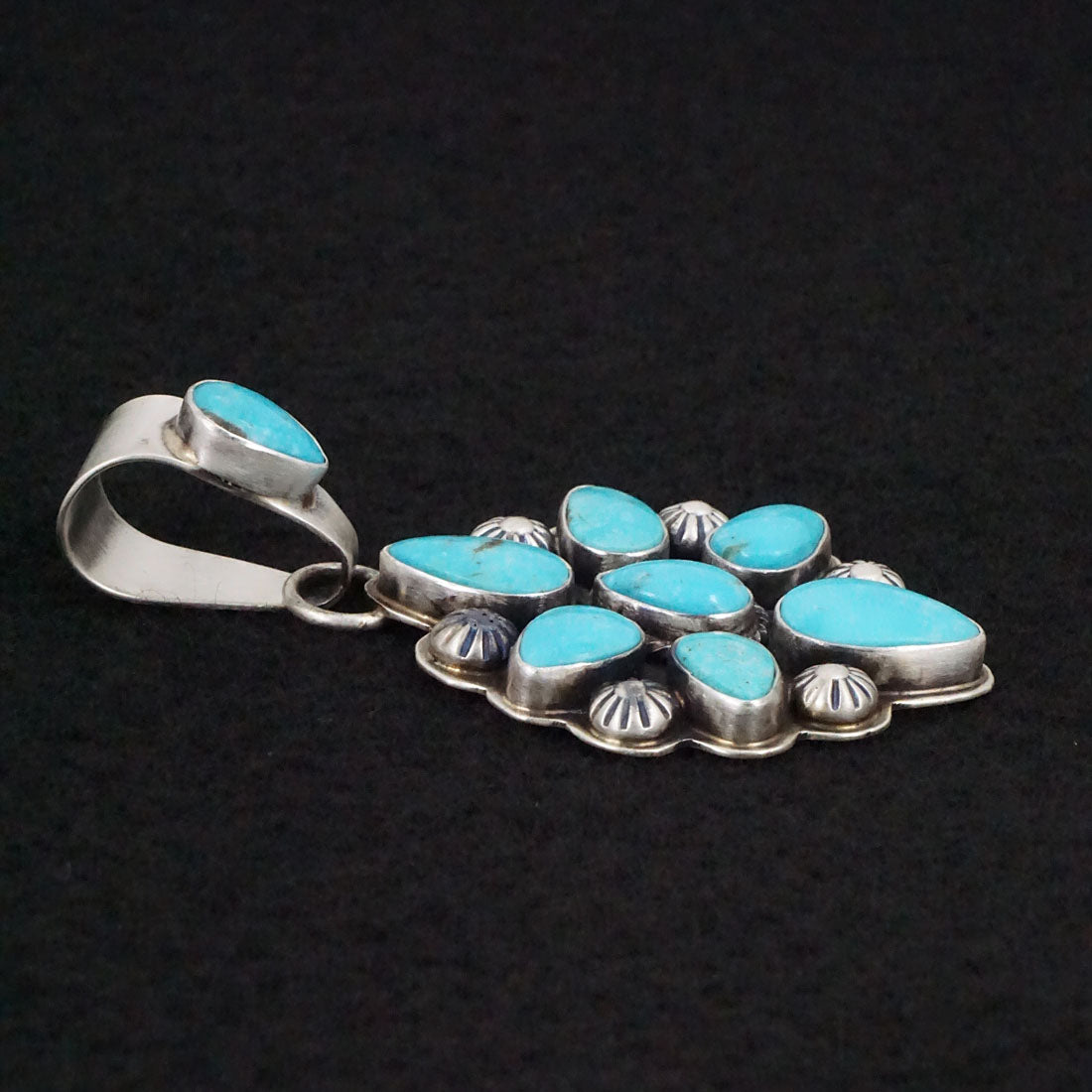 Kathleen Livingston Turquoise & Sterling Silver Pendant