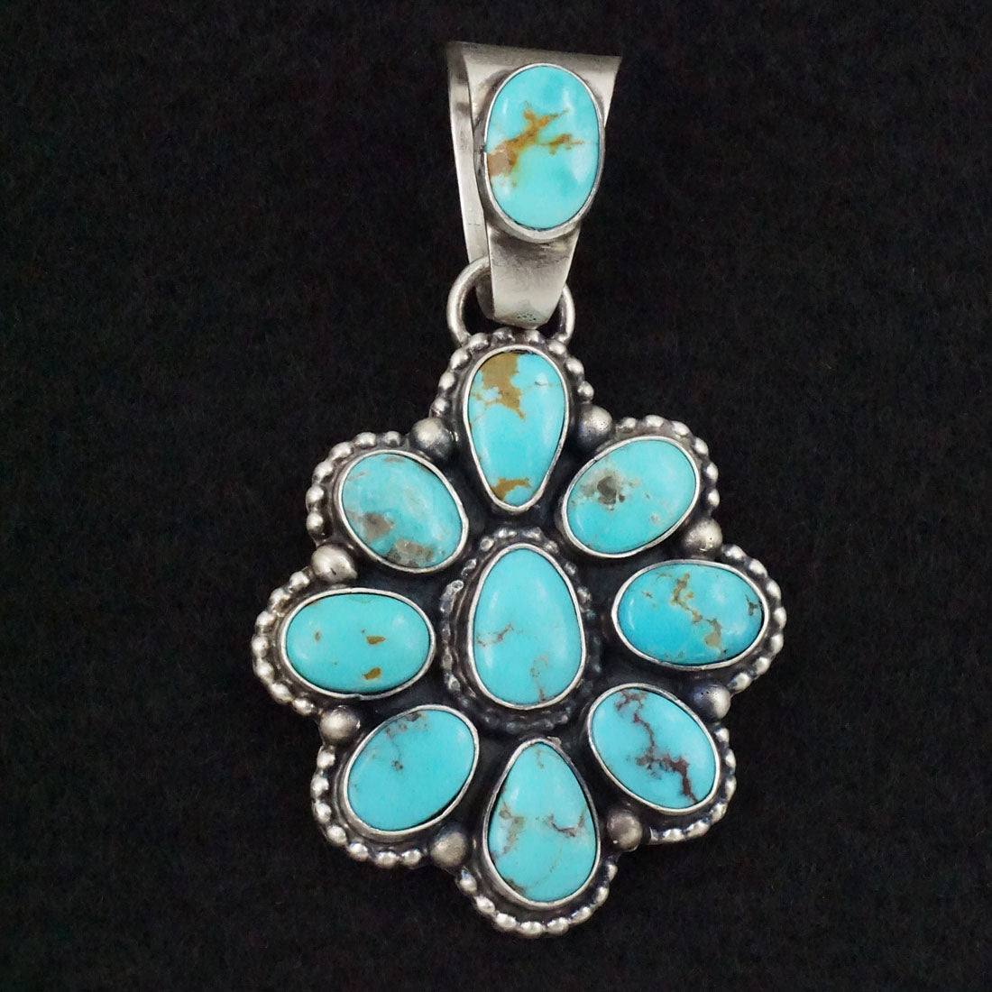 Kathleen Livingston Turquoise & Sterling Silver Pendant