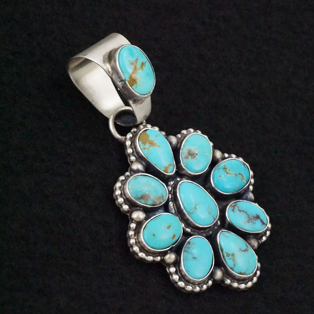 Kathleen Livingston Turquoise & Sterling Silver Pendant