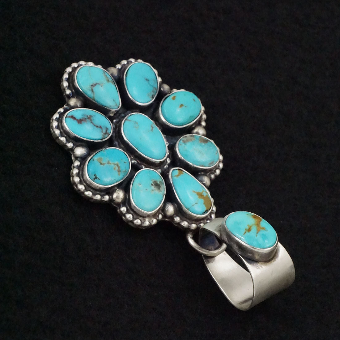 Kathleen Livingston Turquoise & Sterling Silver Pendant