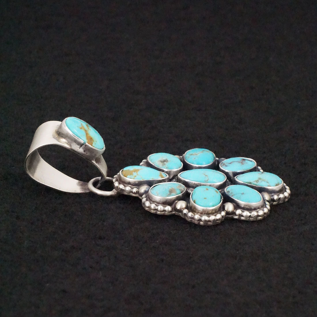 Kathleen Livingston Turquoise & Sterling Silver Pendant