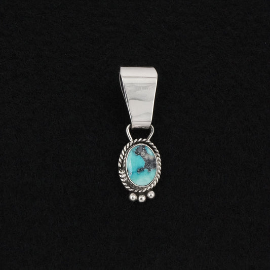 Rena Begay Turquoise & Sterling Silver Pendant
