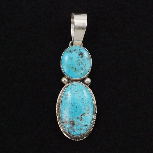 Bobby Johnson Turquoise & Sterling Silver Pendant