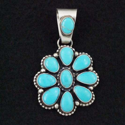 Kathleen Livingston Turquoise & Sterling Silver Pendant