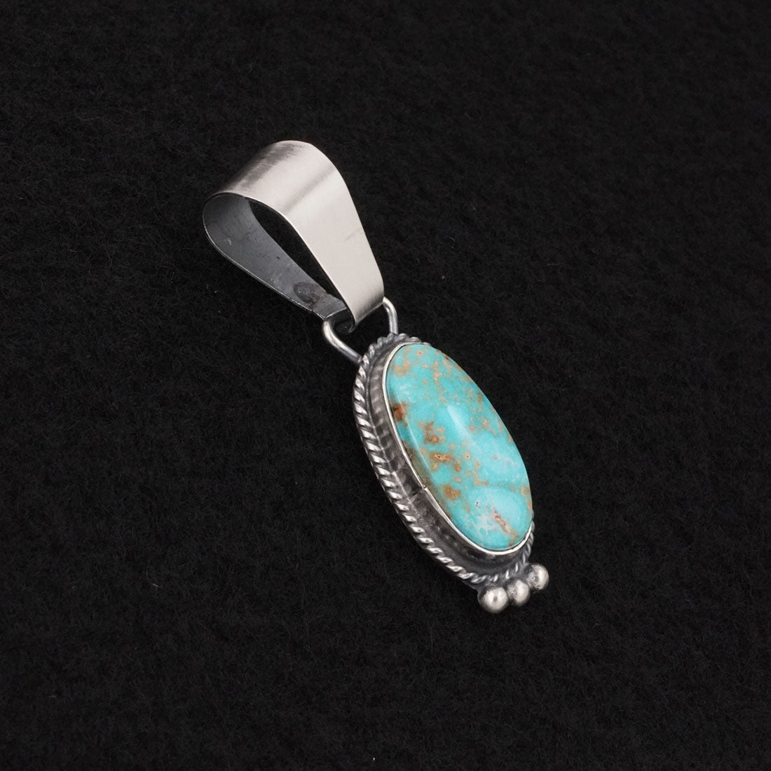 Rena Begay Turquoise & Sterling Silver Pendant
