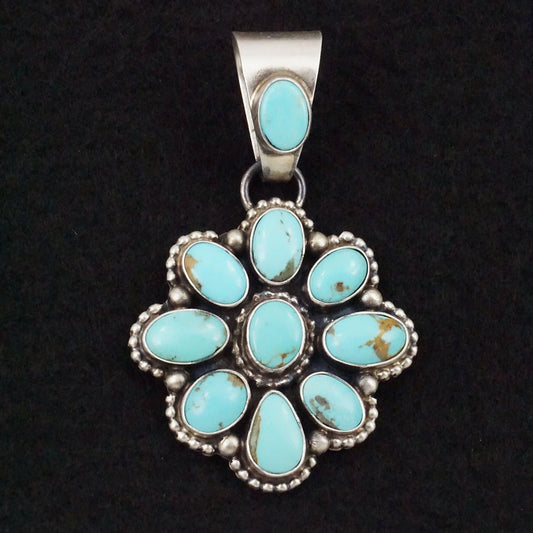 Kathleen Livingston Turquoise & Sterling Silver Pendant