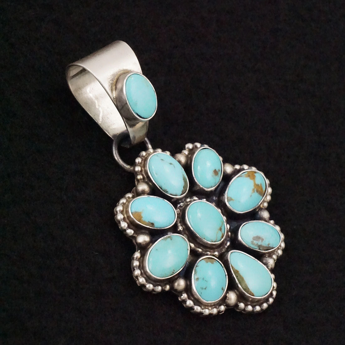 Kathleen Livingston Turquoise & Sterling Silver Pendant