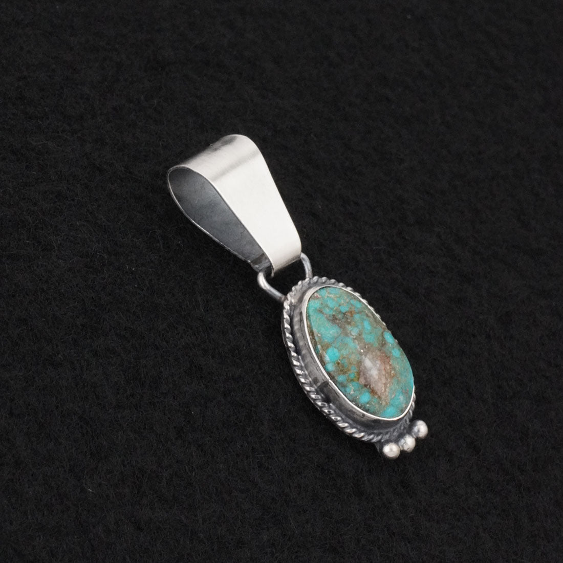 Rena Begay Turquoise & Sterling Silver Pendant