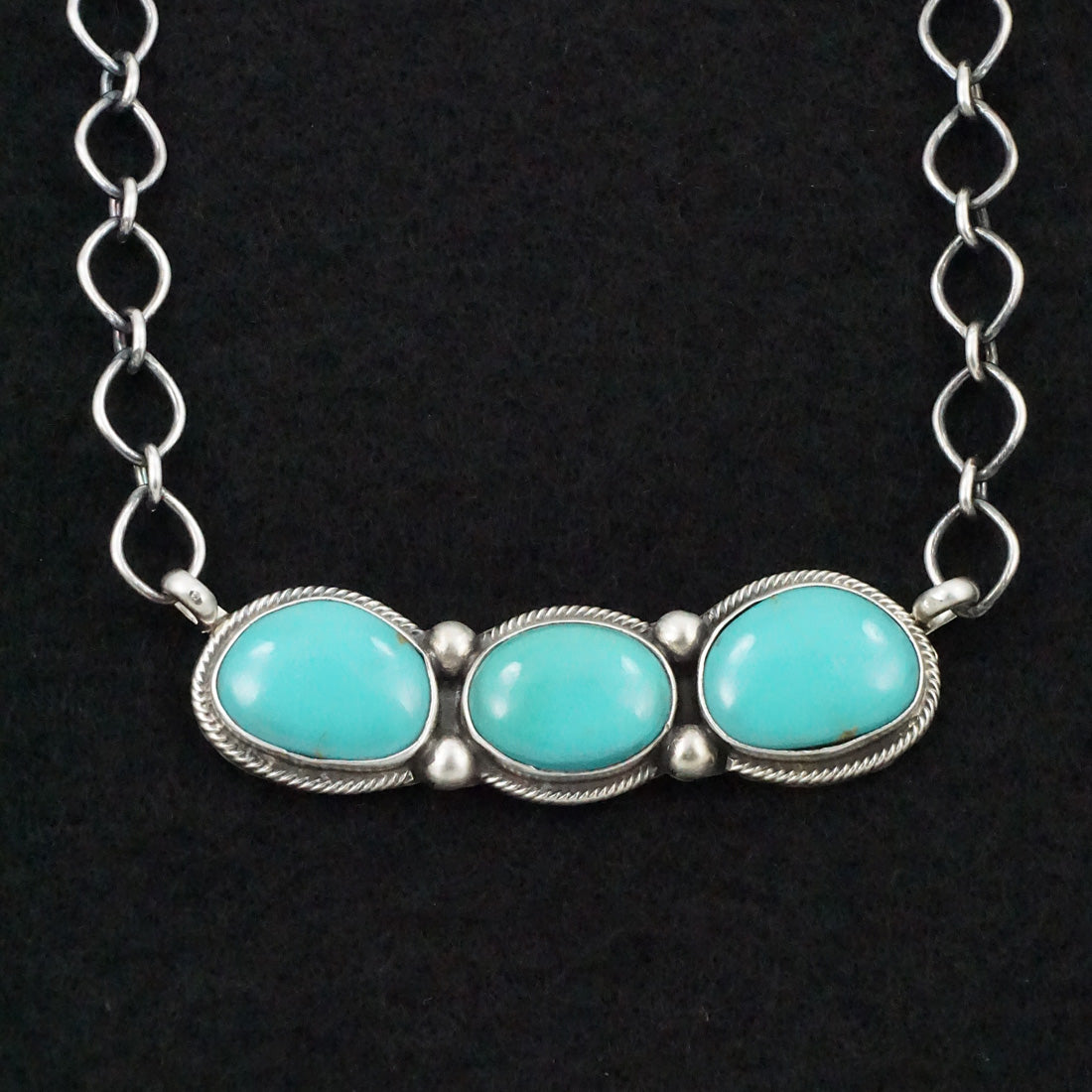 Kathleen Livingston Turquoise & Sterling Silver Necklace