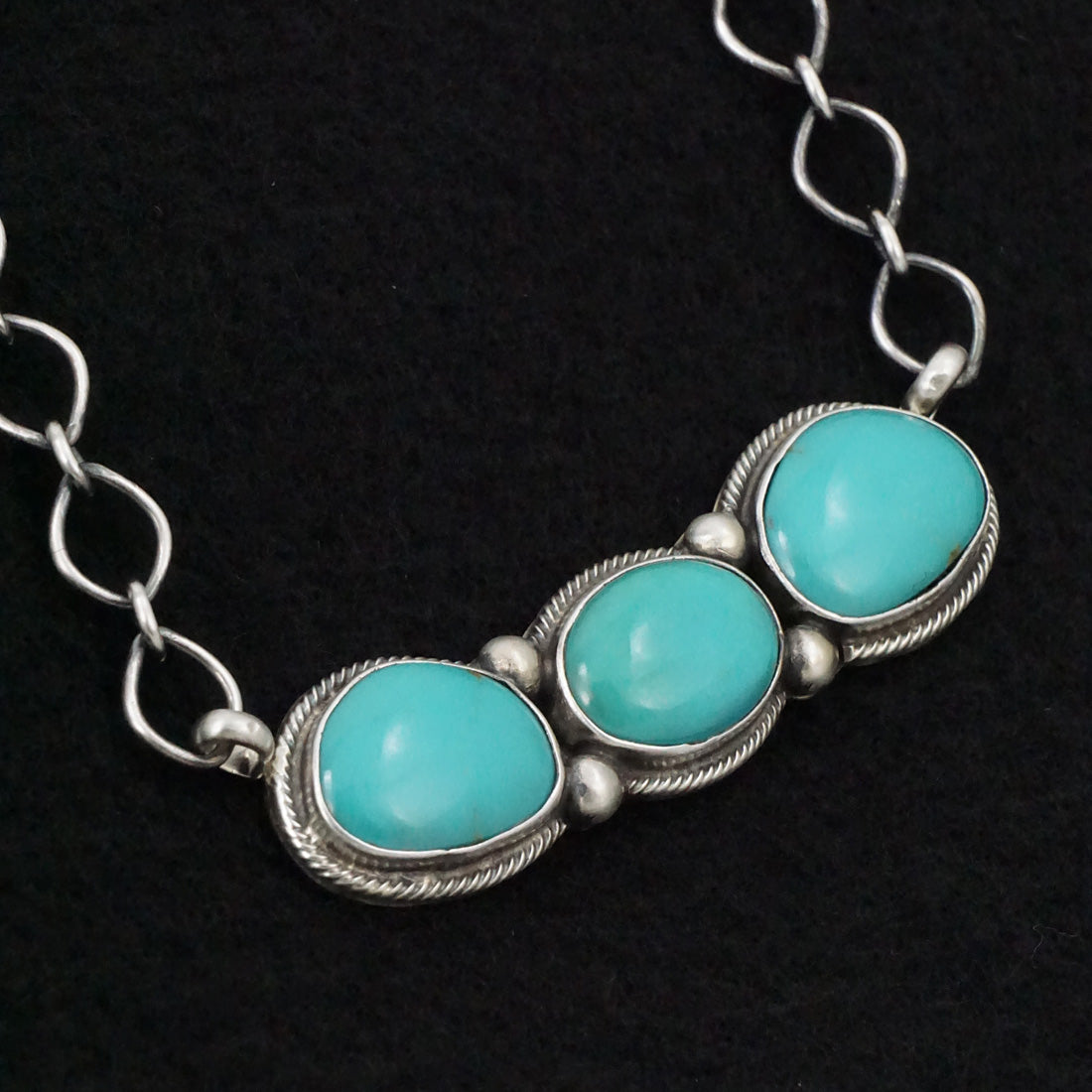 Kathleen Livingston Turquoise & Sterling Silver Necklace